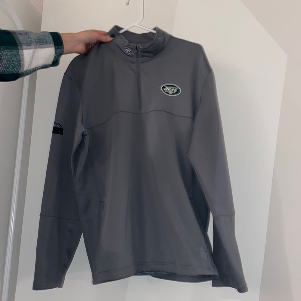New York jets gray sweatshirt